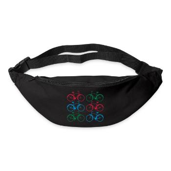 bikes - Gürteltasche - Schwarz - Vorne