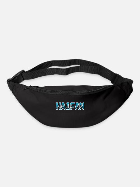 Requins Requins Fan Animal Animaux Mer Dicton - Sac banane - noir