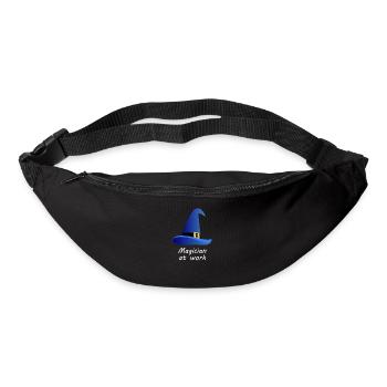 Magicien - magicien - magie - sorcellerie - magie - Sac banane - noir - Devant
