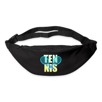 Tennis - Gürteltasche - Schwarz - Vorne