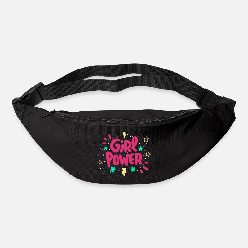Frauenpower - Gürteltasche - Schwarz