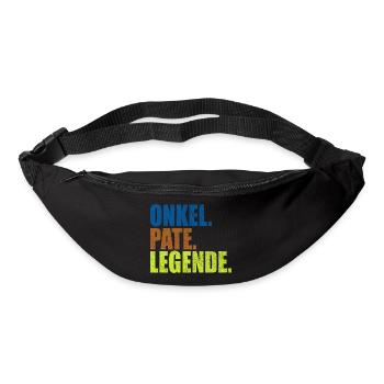 onkel pate legende - Gürteltasche - Schwarz - Vorne