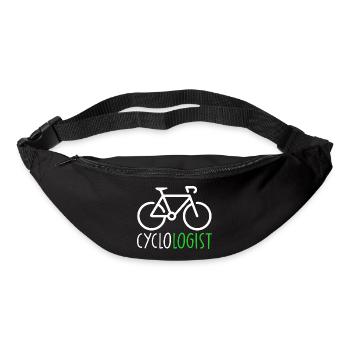 cyclologist / humour sport cyclisme vélo - Sac banane - noir - Devant