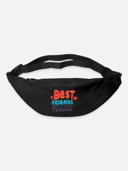 Beste Freunde - Gürteltasche - Schwarz