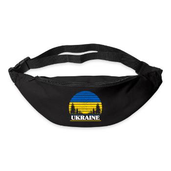Ukraine - Gürteltasche - Schwarz - Vorne