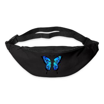 Blue Butterfly - Bum bag - black - Front