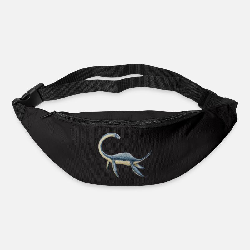 Dinosaurier Plesiosaurus - Gürteltasche - Schwarz