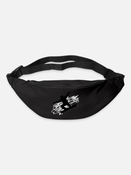 Snowboard Snowboarder - Gürteltasche - Schwarz