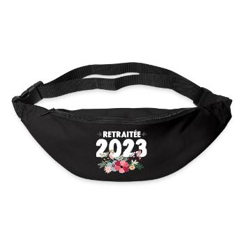 Retraitée 2023 - Sac banane - noir - Devant