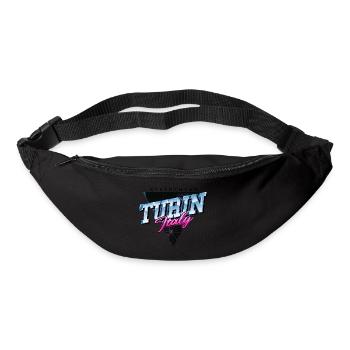 Turin Torino Italy City Skyline Vintage Retro - Bum bag - black - Front