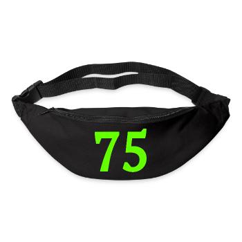 Numéro 75 - Sac banane - noir - Devant