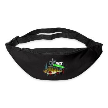 Pêche à la perche - Sac banane - noir - Devant