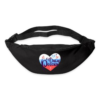 Joyeuses vacances russes - Sac banane - noir - Devant