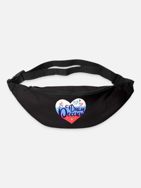 Joyeuses vacances russes - Sac banane - noir