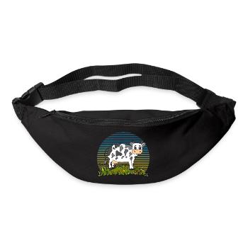 Kuh - Gürteltasche - Schwarz - Vorne