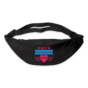 BEST GIRLFRIEND EVER - Bum bag - black - Front