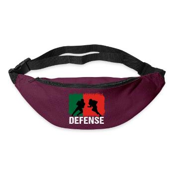 American Football Portugal Defense - Gürteltasche - Burgunderrot - Vorne