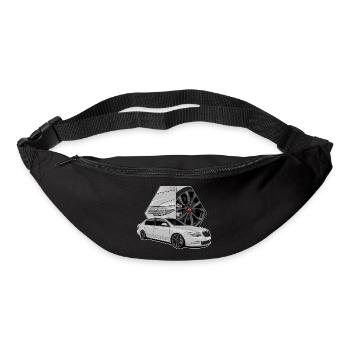 Limousine // Illustration - Gürteltasche - Schwarz - Vorne