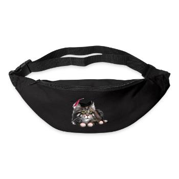 Bachelor Maine Coon Graduate Cat High School Diploma - Bum bag - black - Front