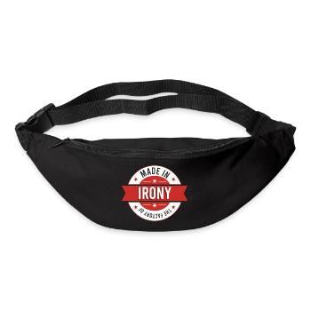 Made in the factory of irony - Bum bag - black - Front