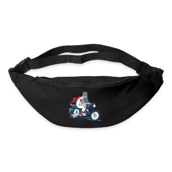 Grand-père moto - Sac banane - noir - Devant