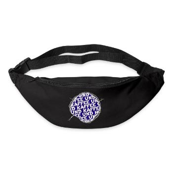 arbeitskollege windhund terrier frühstück boxer - Gürteltasche - Schwarz - Vorne