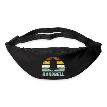 Handbell Retro Vintage Music Instrument - Bum bag - black - Front