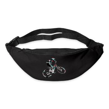 vtt descente - Sac banane - noir - Devant