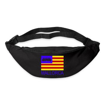mallorca flag - Bum bag - black - Front