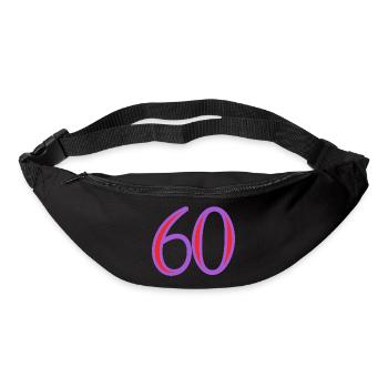 60. 60 YEARS - Bum bag - black - Front