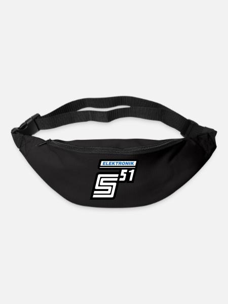 Simson S51 Electronics Emblem (Colors Changeable) - Bum bag - black