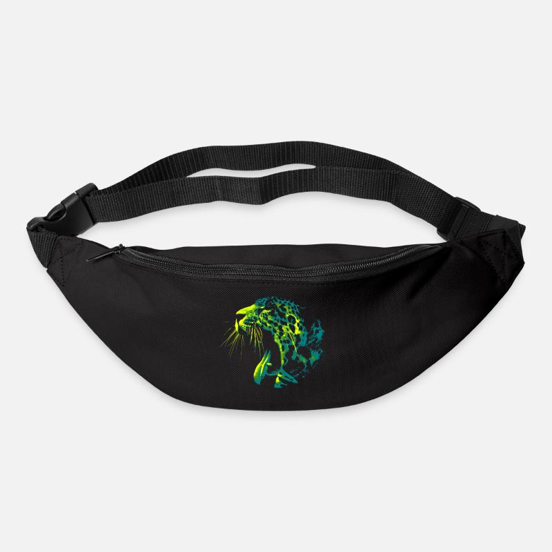 Panthère Stylée - Sac banane - noir