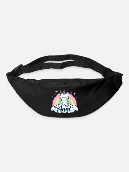 Anni Last name First name Unicorn cat - Bum bag - black
