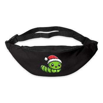 Wurm Weihnachten - Gürteltasche - Schwarz - Vorne