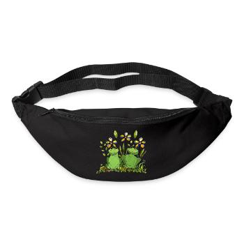 Grenouilles - Sac banane - noir - Devant