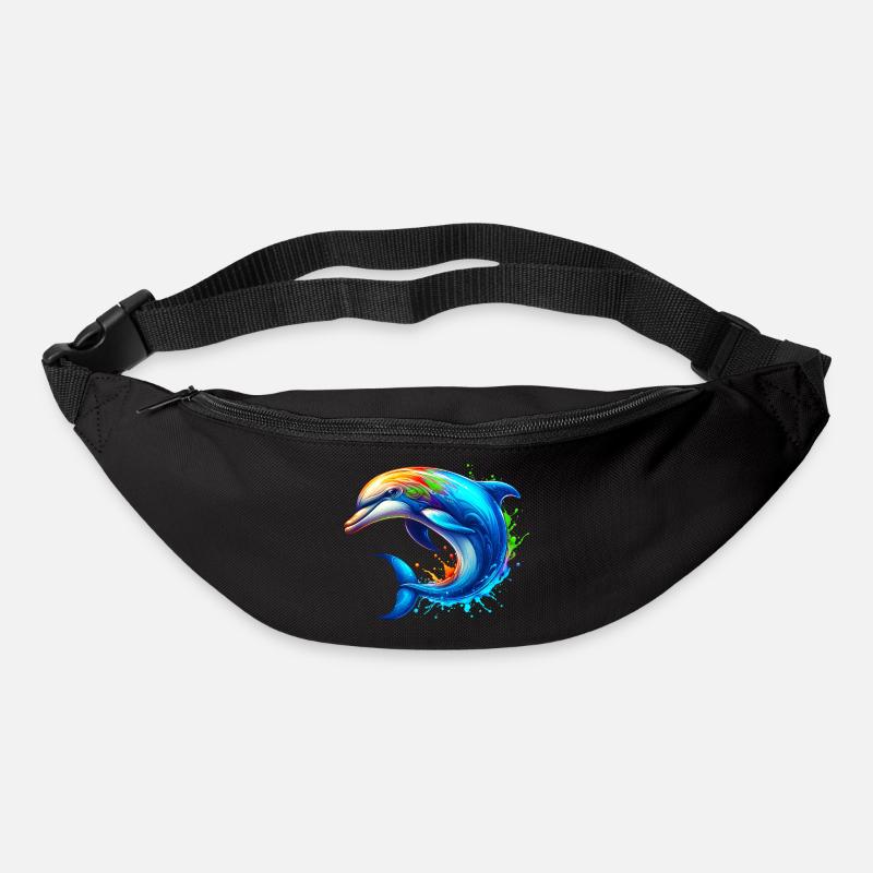 Delfin - Gürteltasche - Schwarz