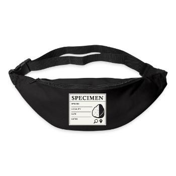 Geologische Probe Fossilien Sammler Label - Gürteltasche - Schwarz - Vorne