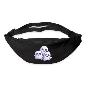 Geister Halloween Niedlich Comic - Gürteltasche - Schwarz - Vorne