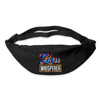 Art du vitrail Artiste du vitrail - Sac banane - noir - Devant