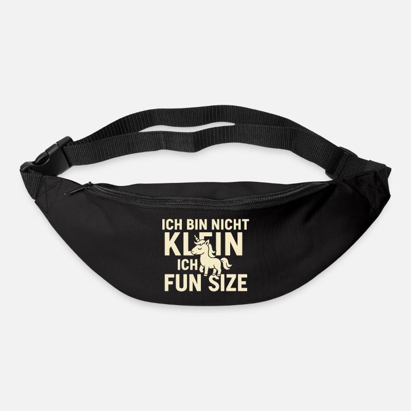 I'm Not Small - Fun Size Unicorn - Bum bag - black
