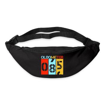 Oldometer 85 Funny 85th Birthday Milestone Gift - Bum bag - black - Front