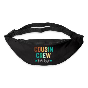 Cousin Crew - Gürteltasche - Schwarz - Vorne