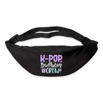 K Pop Birthday Crew - Bum bag - black - Front