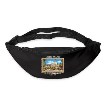 Vereinigte Staaten Santa Barbara Vintage Marke - Gürteltasche - Schwarz - Vorne