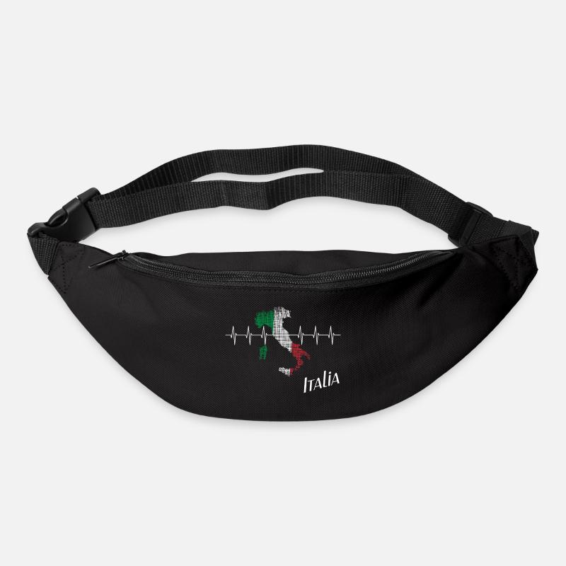Italia italia - Gürteltasche - Schwarz