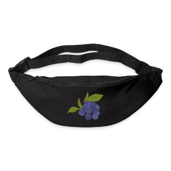 Isolierte Heidelbeere - Gürteltasche - Schwarz - Vorne