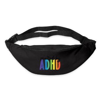 PoweredByADHS - Gürteltasche - Schwarz - Vorne