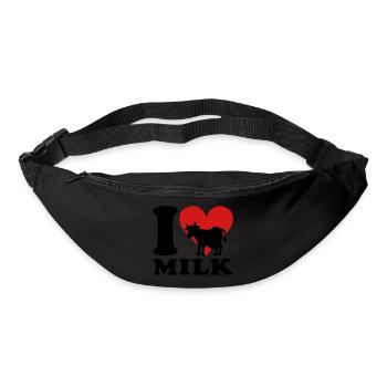 I love Milk - Gürteltasche - Schwarz - Vorne