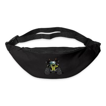 0300 light green tractor - Bum bag - black - Front