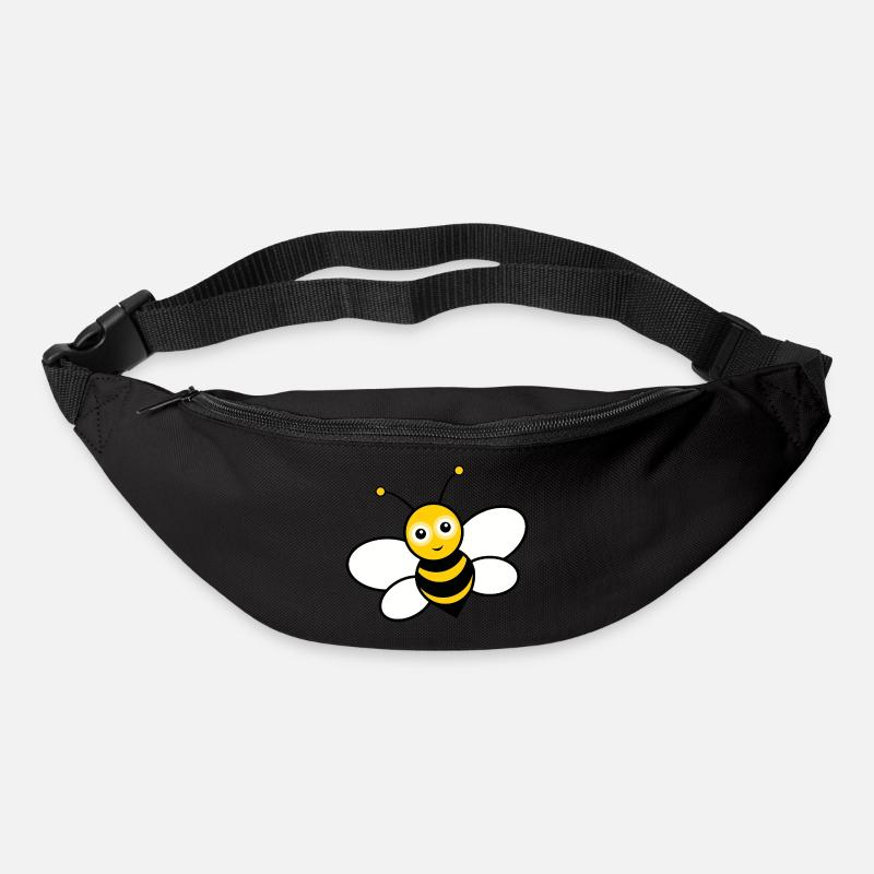 Biene - Gürteltasche - Schwarz